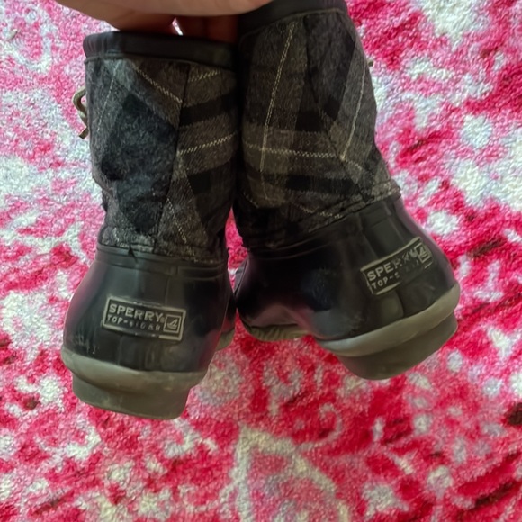 Sperry Top Sider Saltwater Plaid Wool Boot - Picture 6 of 7